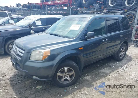 2006 Honda Pilot Ex-L из США, поврежденный, VIN 5FNYF285X6B037032